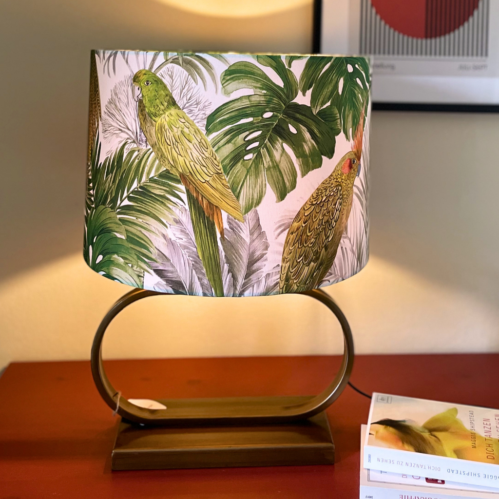 Lampenschirm  Ara Baumwolle Ø 30–40 cm Stehlampe Tischlampe Hängelampe