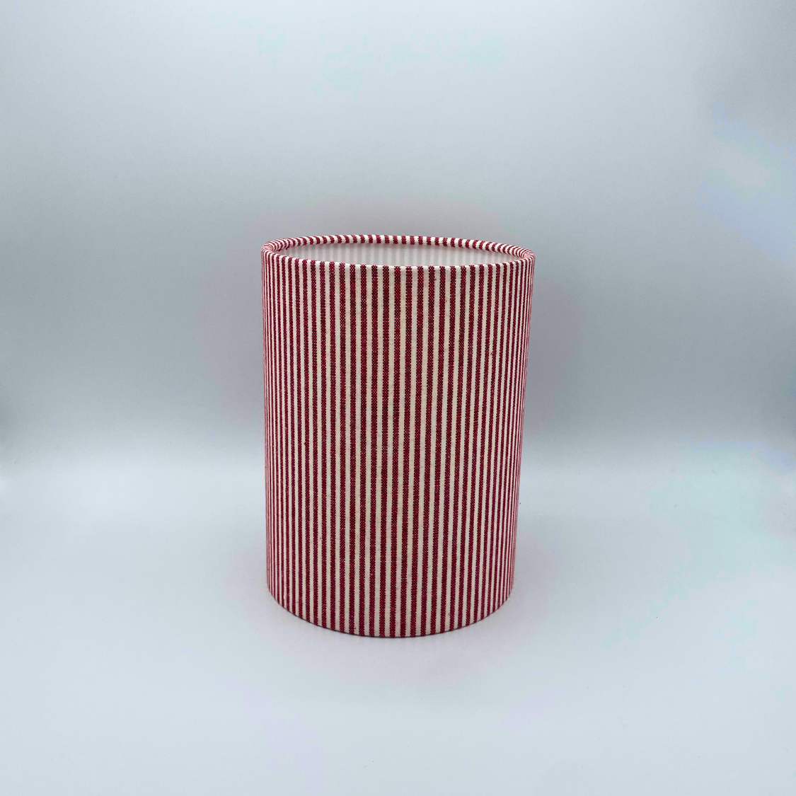 Lampenschirm Streifen rot/weiß Baumwolle Ø 15–40 cm Stehlampe Tischlampe Hängelampe