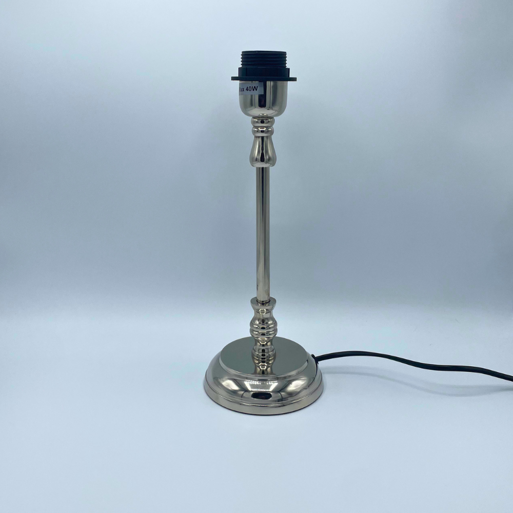 Lampenfuß Mithun Nickel Tischlampe Metall