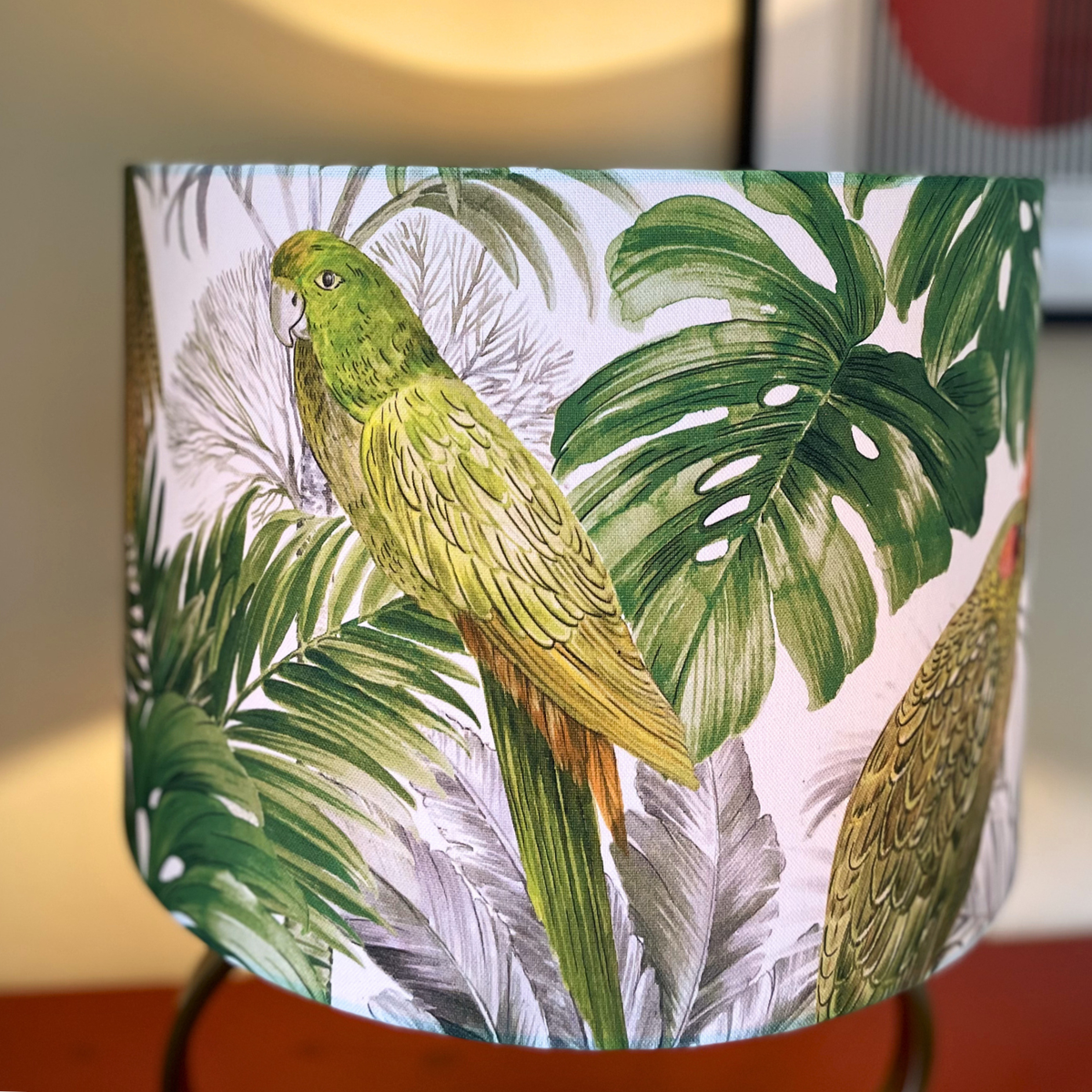 Lampenschirm  Ara Baumwolle Ø 30–40 cm Stehlampe Tischlampe Hängelampe