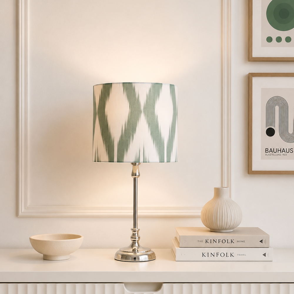 Lampenfuß Mithun Nickel Tischlampe Metall