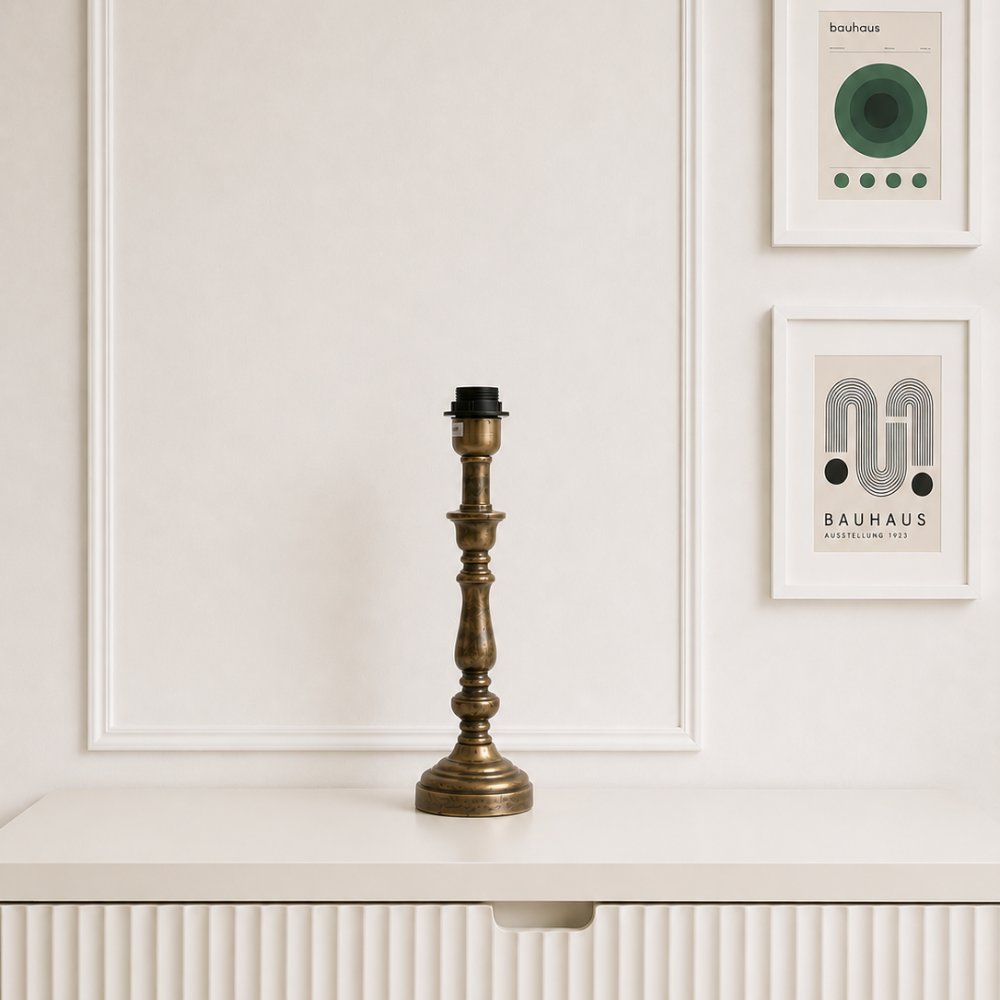 Lampenfuß Helga Bronze Tischlampe Metall