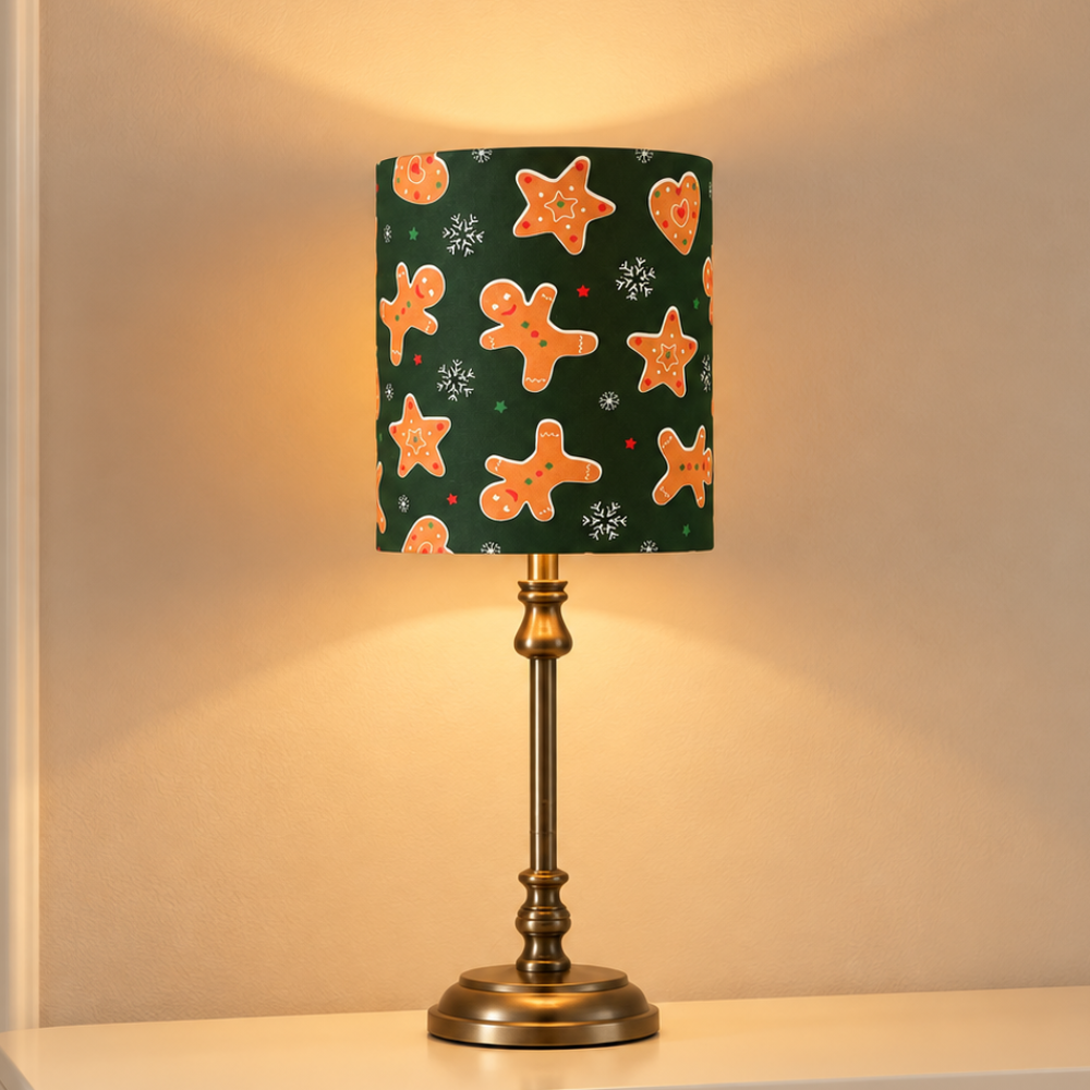 Lampenschirm Lebkuchenmann Baumwolle Ø 15–40 cm Stehlampe Tischlampe Hängelampe