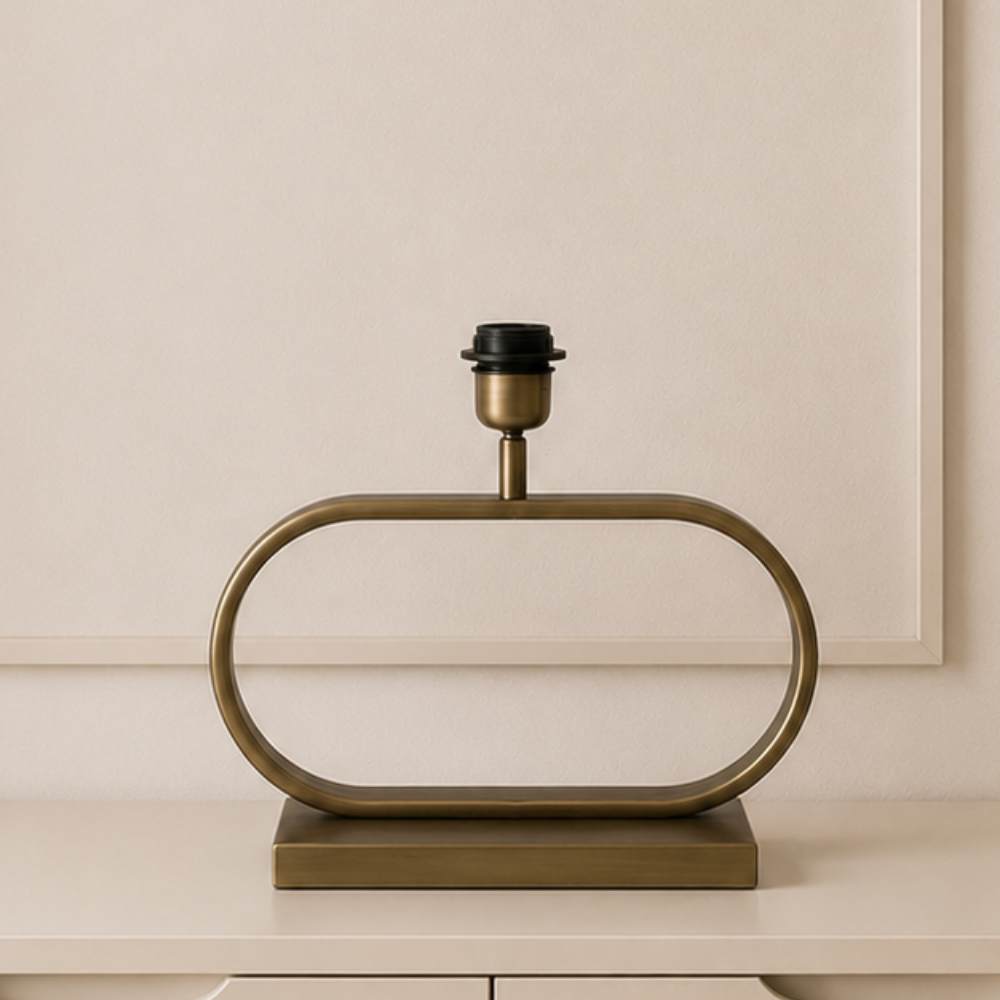 Lampenfuß Jamiro Bronze Tischlampe Metall