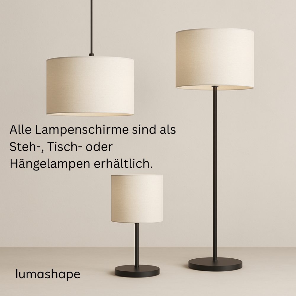 Lampenschirm „Blumenwiese" | verschiedene Größen als Steh-oder Hängelampe | Baumwollstoff