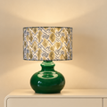 Lampenschirm Panama grün/blau Baumwolle Ø 15–40 cm Stehlampe Tischlampe Hängelampe