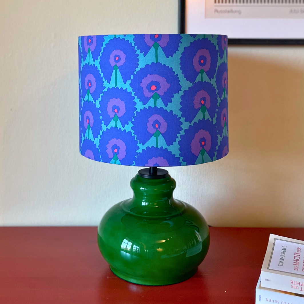 Lampenschirm Fächerblume Baumwolle Ø 15–40 cm Stehlampe Tischlampe Hängelampe