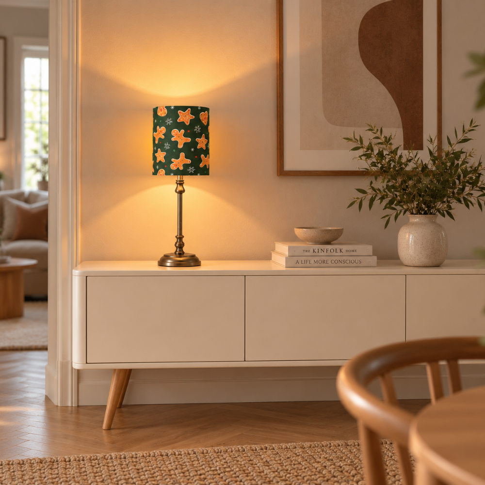 Lampenschirm Lebkuchenmann Baumwolle Ø 15–40 cm Stehlampe Tischlampe Hängelampe
