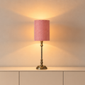 Lampenschirm Streifen rot/weiß Baumwolle Ø 15–40 cm Stehlampe Tischlampe Hängelampe