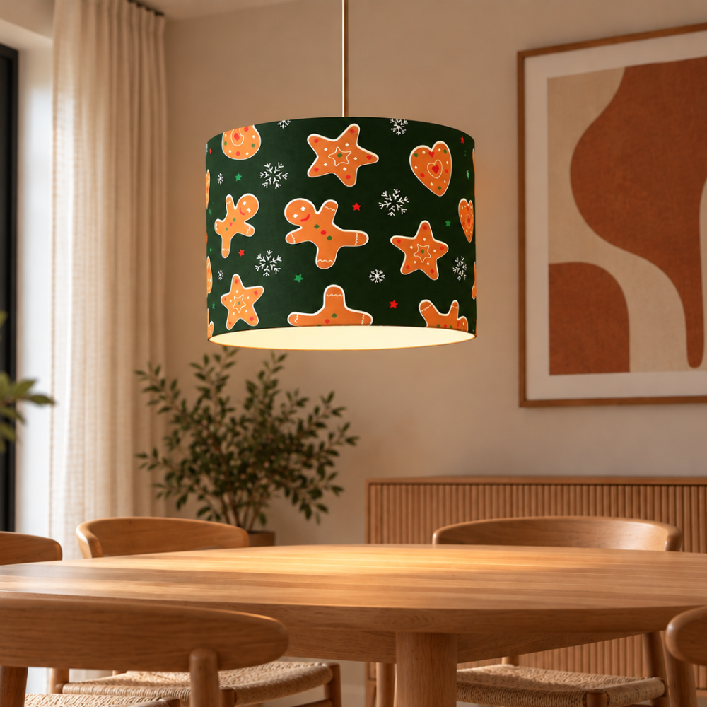 Lampenschirm Lebkuchenmann Baumwolle Ø 15–40 cm Stehlampe Tischlampe Hängelampe
